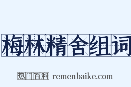 梅林精舍组词是什么意思的图片